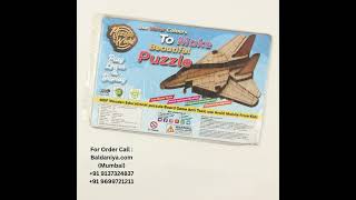 MDF Puzzle Fighter Plane 3D Puzzle screenshot 5