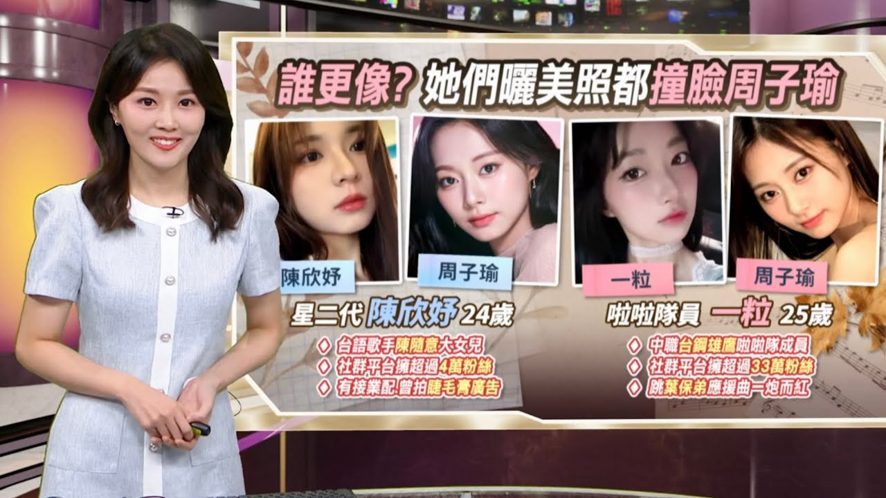 超仙！啦啦隊女孩一粒、星二代都神似周子瑜｜民視新聞主播 劉品薇 縮圖