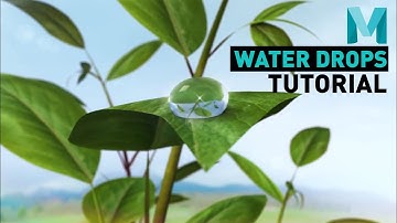 Water Drops in Maya Tutorial | How to make 3D Motion Graphic