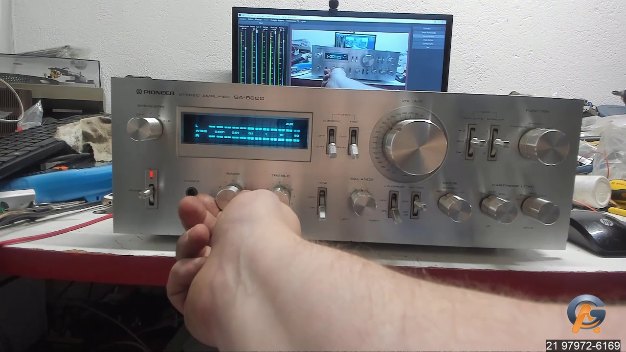 Finalizado Amp Pioneer SA 8800 - YouTube