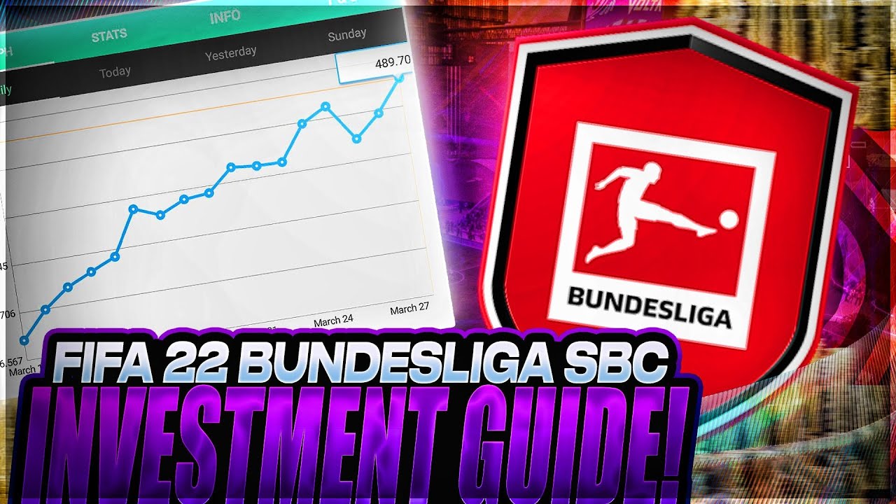 BUNDESLIGA LEAGUE SBC INVESTMENT GUIDE! BEST PLAYERS TO INVEST IN ON FIFA 22! HOW TO MAKE COINS!