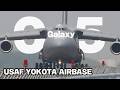 ラスボス感がハンパない!C-5 ギャラクシーの離陸!USAF横田基地