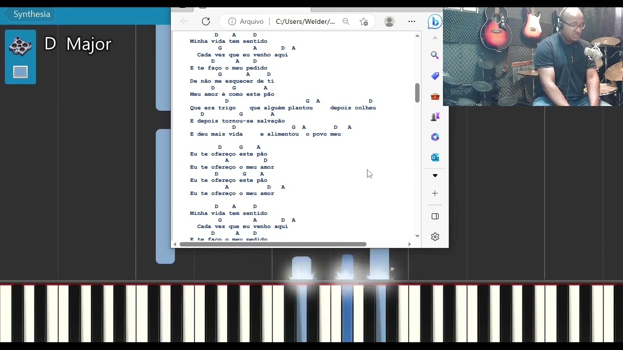 CANTOS FÁCEIS PARA MISSA - DA ENTRADA AO FINAL - TECLADO