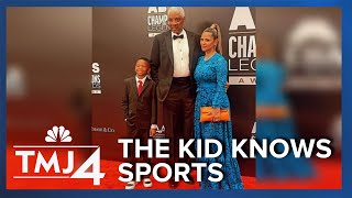 Child Youtuber making a name for himself in the world of sports