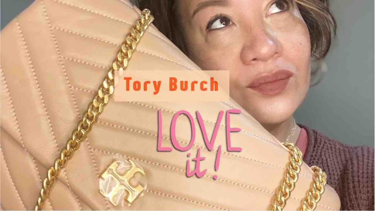 WHAT FITS IN MY TORY BURCH KIRA CHEVRON IN PINK MOON** + LOUIS