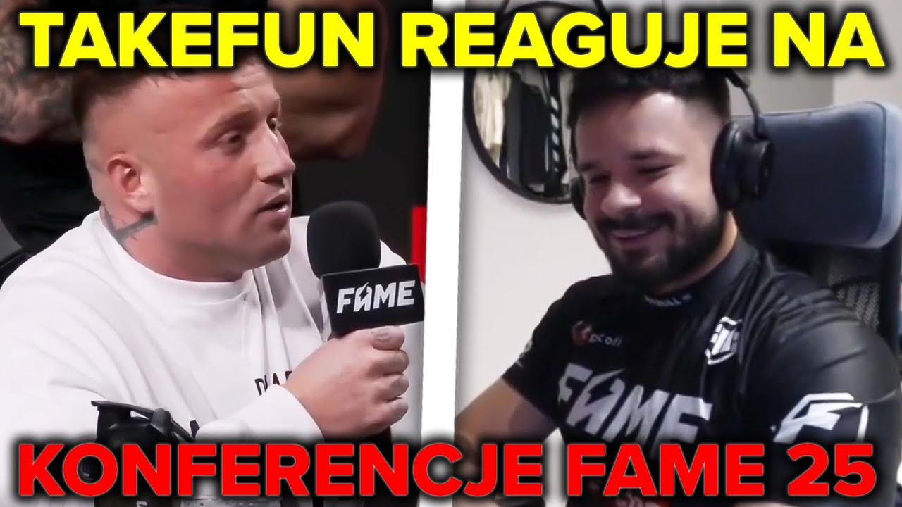 TAKEFUN REAGUJE NA KONFERENCJE FAME MMA 25
