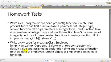 10-Constructor Overloading in OOP using C++