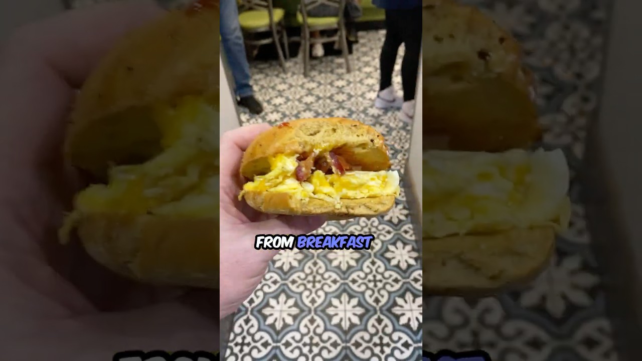 NYC’s Best Bagel Deli? 18 Bagel Flavors, 16 Cream Cheeses EPIC Pastrami Broad Nosh! #Bagel #Shorts Broad Nosh Bagel Deli Catering NYC