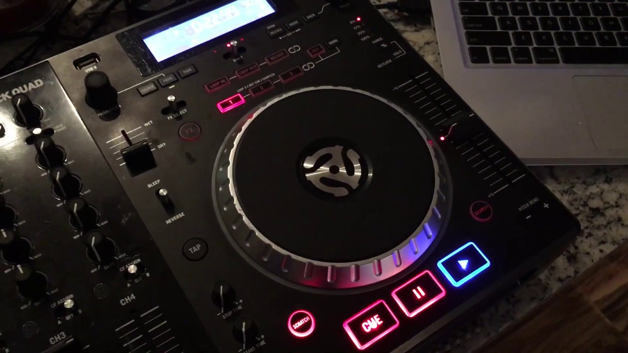 Numark Mixdeck Quad works. YouTube