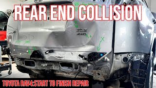 Toyota Rav4 Rear-End Collision Repair From Start To Finish