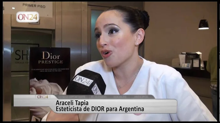 Araceli Tapia - Esteticista de DIOR para Argentina