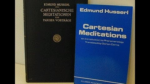 Edmund Husserl-Cartesian Meditations-2nd Med.