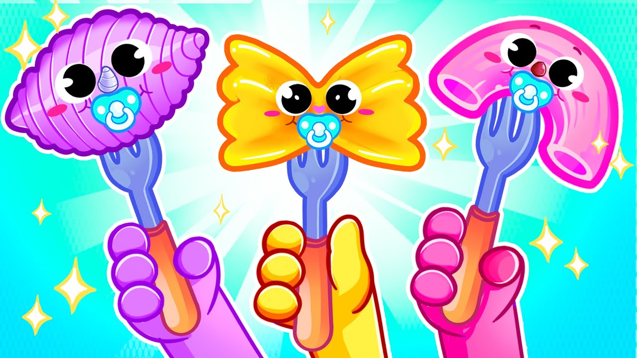 🍜 Pasta Fun: Healthy Eating Songs for Kids! 🥗🎶 Muffin Socks