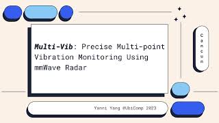 Multi-Vib: Precise Multi-point Vibration Monitoring Using mmWave Radar