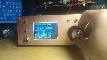 Teensy SDR TRX in progress..... Now with FFT and waterfall.