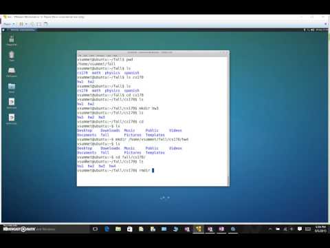 Creating and Deleting Directories in Linux
