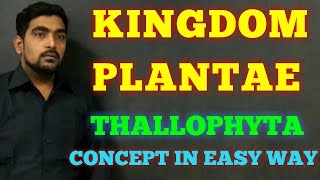 KINGDOM PLANTAE---THALLOPHYTA / ALGAE / NEET EXAM