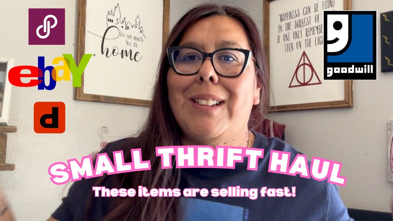 Small Goodwill Thrift Haul, These Items Are Selling Fast! - YouTube