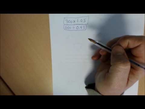 59 seconds on Decimal multipliers for Percentage Increase and Decrease