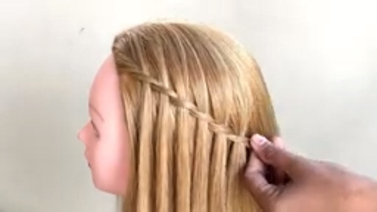 Feather Waterfall & Ladder Braid Combo | 2-in-1 Hairstyles - Cute Girls  Hairstyles
