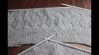 Knitting Course Part-2 | How many stitches to increase after the border | Knitting Gents Full Swe...