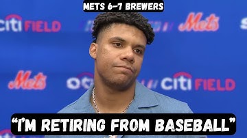 Juan Soto RETIRES FROM BASEBALL after Mets lose 7th straight game - Post Game Interview vs Brewers