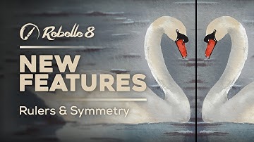 Rebelle 8 New Features: Rulers & Symmetry