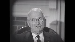 MP2002-470  Former President Truman Discusses Punishing Germans for their Crimes