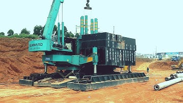 HYDRAULIC STATIC PILE DRIVER