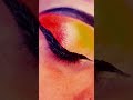 part 2 yellow and orange eye makeup tutorial ✨#RK makeovers#viralvideo #subscribemychannel