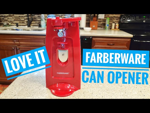 Farberware Electric Can Opener Red 70W 120 V