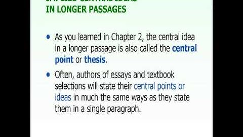 Implied Main Ideas Part 3