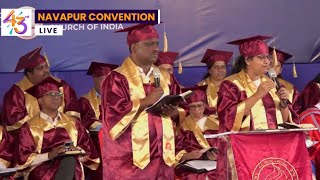 Graduation ceremony of Udaipur Bible College students with great God’s Word…by Anny George #navapur