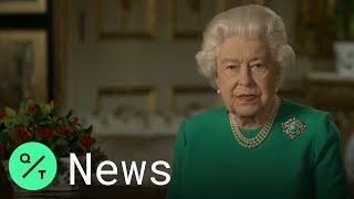 Queen Elizabeth Recalls Wartime Sacrifices and Urges U.K. to Show Strength in Televised Address