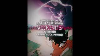 Boruto Vs Yamcha #powerscaling #edit #manga #boruto #dbz