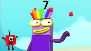 Numberblocks -  Sunny Sums ☀ | Learn to Count | Learning Blocks