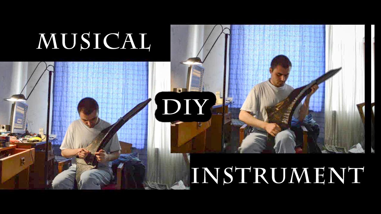 Playing On Homemade Musical Instrument YouTube