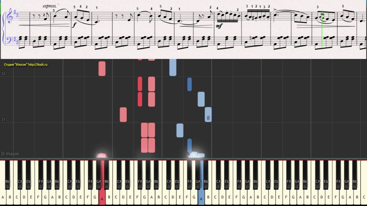 Итальянская песенка - П. Чайковский (Фортепиано. Интенсивный курс ...