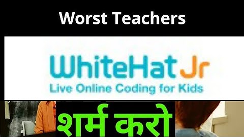 #whitehatJr PROGRAMMER ROASTS Whitehat Jr