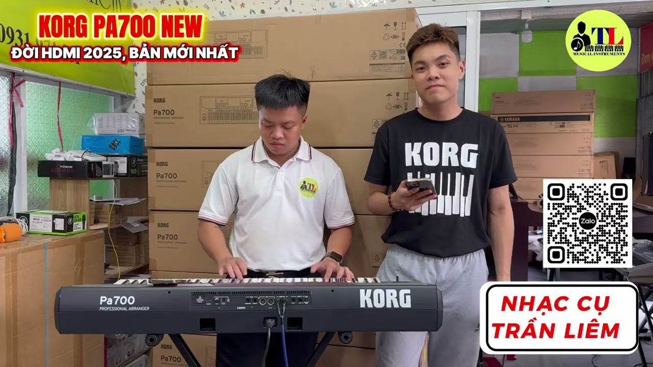 Đàn Organ Korg Pa700 Mới 100%: Âm thanh hay, phím sâu, cảm ứng xịn. Mua ngay