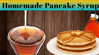 Only 3 Ingredients Pancake Syrup | Maple Syrup Recipe By Wardoo food recipes | Golden Syrup