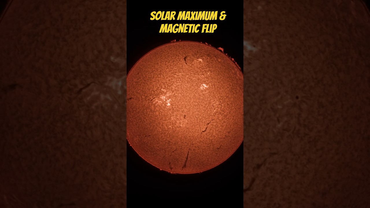 "Solar Cycle 25: Peak Activity and Pole Reversal"