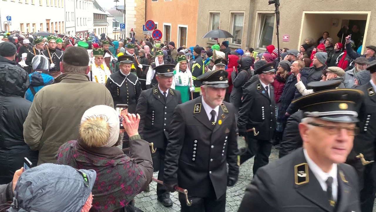 Bergparade Annaberg Buchholz 2018 "der Steiger" "Glück auf"