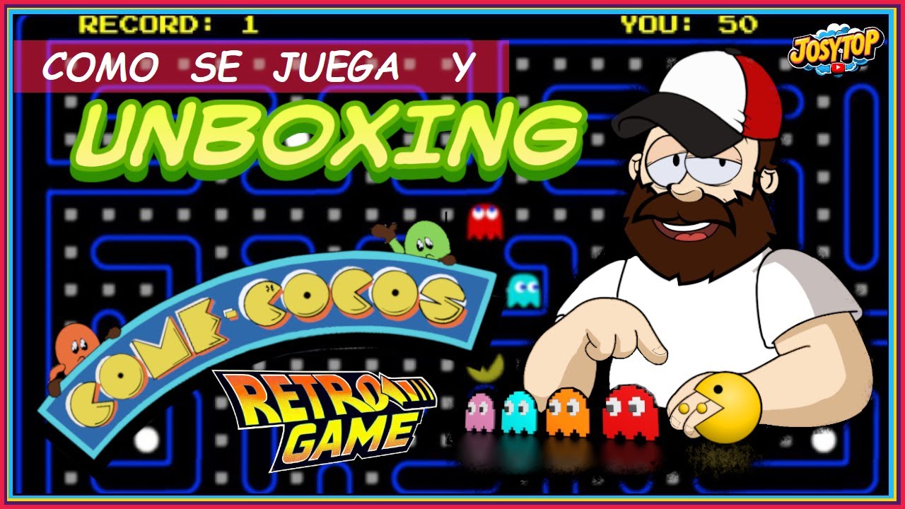 Pac-Man COMECOCOS Como se juega y Unboxing