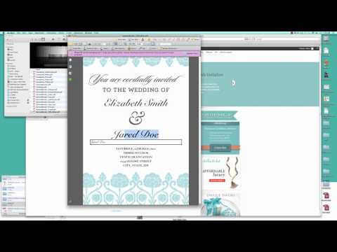 How to Make Your Own Wedding Invitation (Free Template Tutorial)