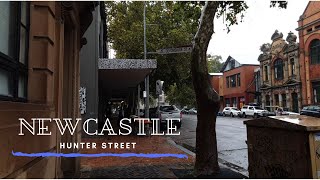 Newcastle, Australia | Rainy day on Hunter Street | Natural Rain Sound