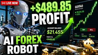 AI Forex Robot LIVE 2026 | Automated Trading Makes $489.85 Today 💎#trading #forex #forextrading