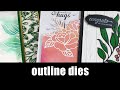 4 cards with outline dies | Altenew new release