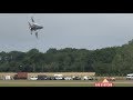 Riat 2019 usaf f16 viper demo team take off  the royal international air tattoo