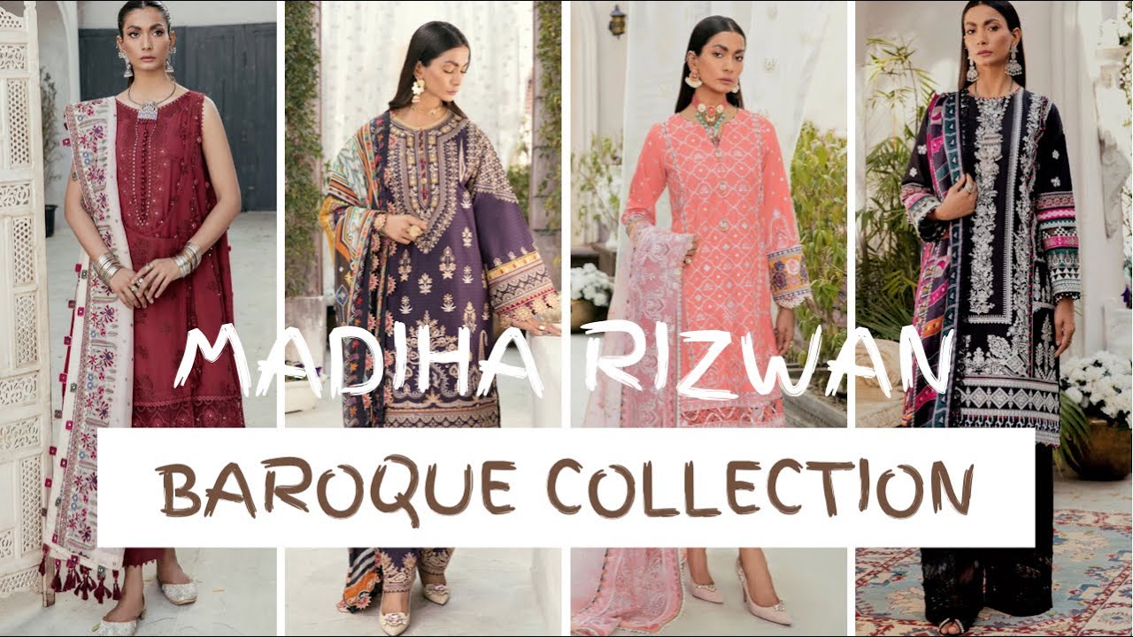 Baroque Eid Lawn Collection 2022 | Madiha Rizwan||